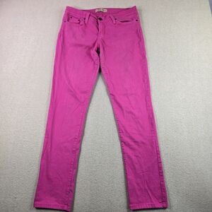 Milky Way Pink Low Rise Skinny Jeans Womens L Cotton Stretch Punk Goth Y2K